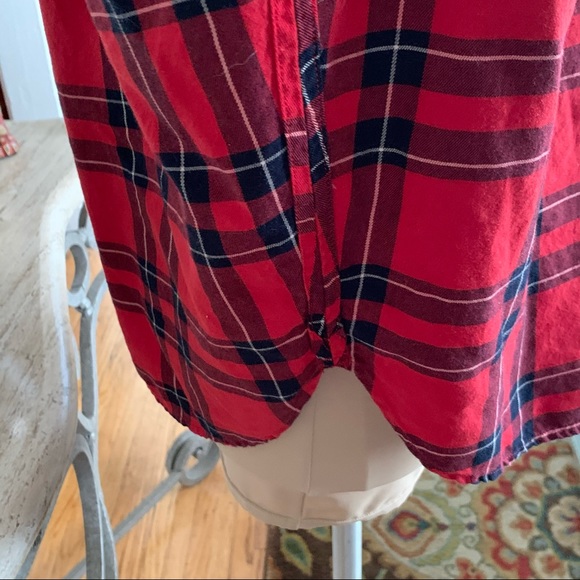 MADEWELL Mira Short Sleeve Button Down Top Plaid - Picture 11 of 12